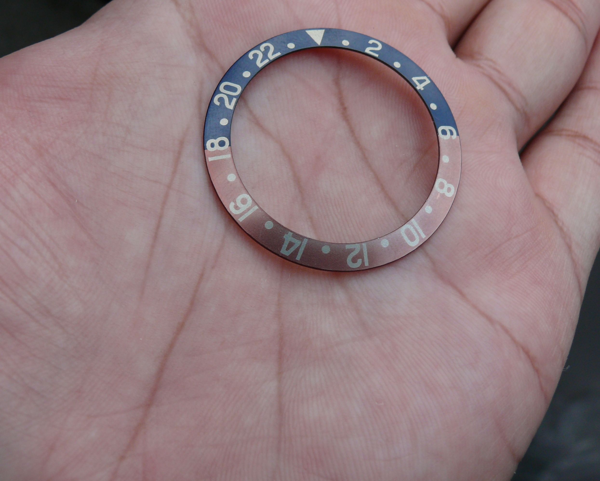 rolex faded fat font gmt 1675 insert - Image 8 of 10