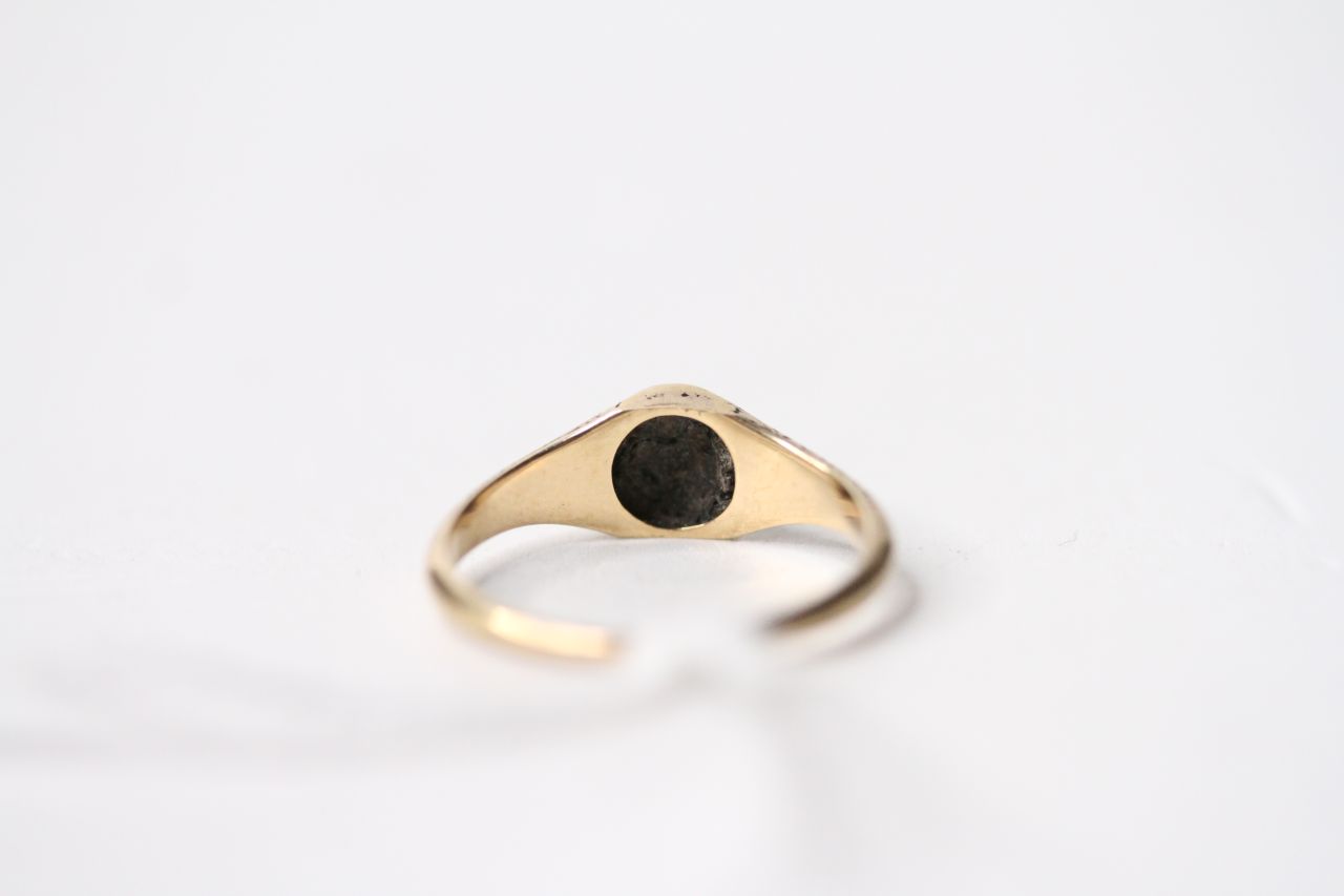 Victorian Hardstone Ring, size N, 1.5g, please note shank is split. - Image 3 of 3