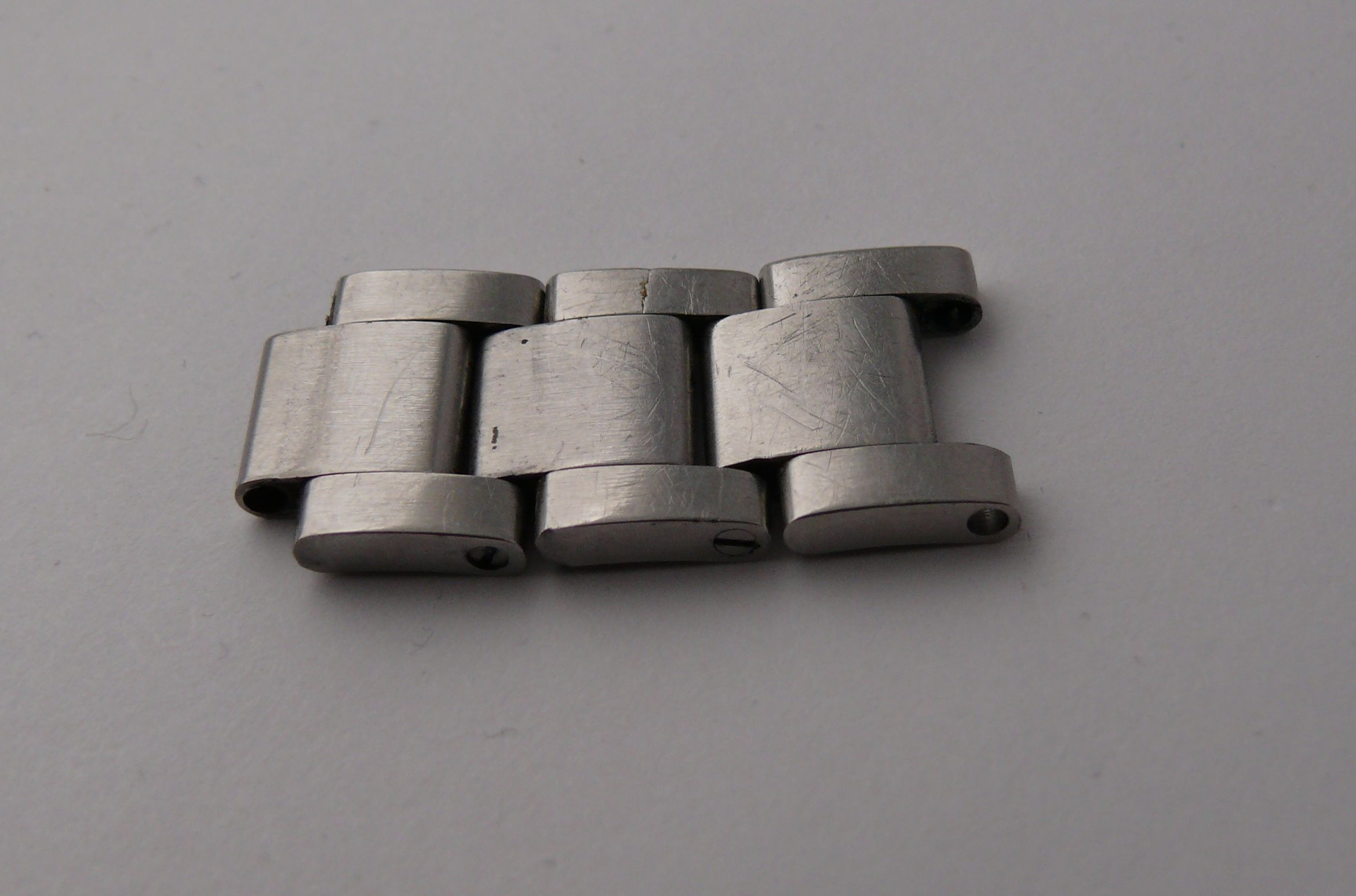 Section of 3 links for Vintage Rolex 20mm 93150 78360 Bracelet links Parts for ref’s 5512 5513 - Image 2 of 4