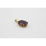 14ct gold natural gemstone pendant by WAHING 1.9 grams gross