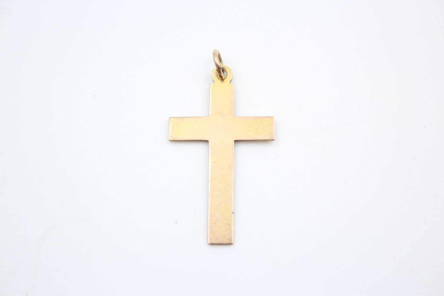 3 x 9ct gold cross pendants 3.7 grams gross - Image 2 of 11