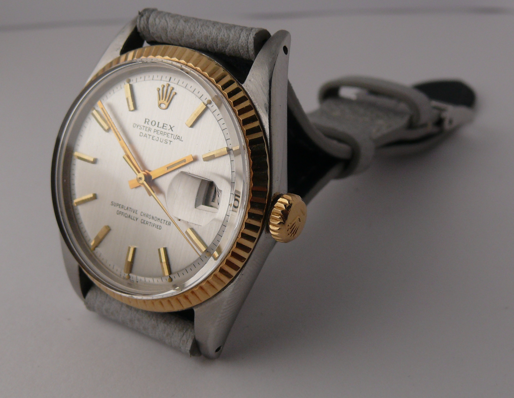 1966 Vintage Rolex Datejust 1601, all numbers are legible between lugs. Serial 1.3m dates this to - Image 3 of 16