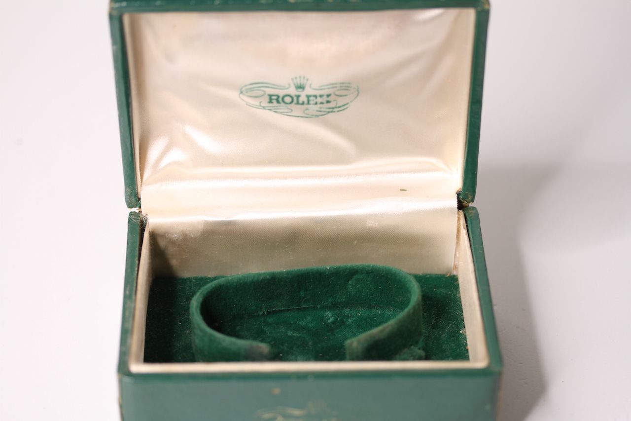 rolex box c 1950s ( in worn condition) - Image 2 of 3