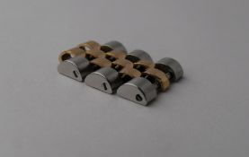 Set of 3 Vintage Gents Rolex 20 mm Jubilee 62523 Bracelet Links. These sit closest to the clasp, and