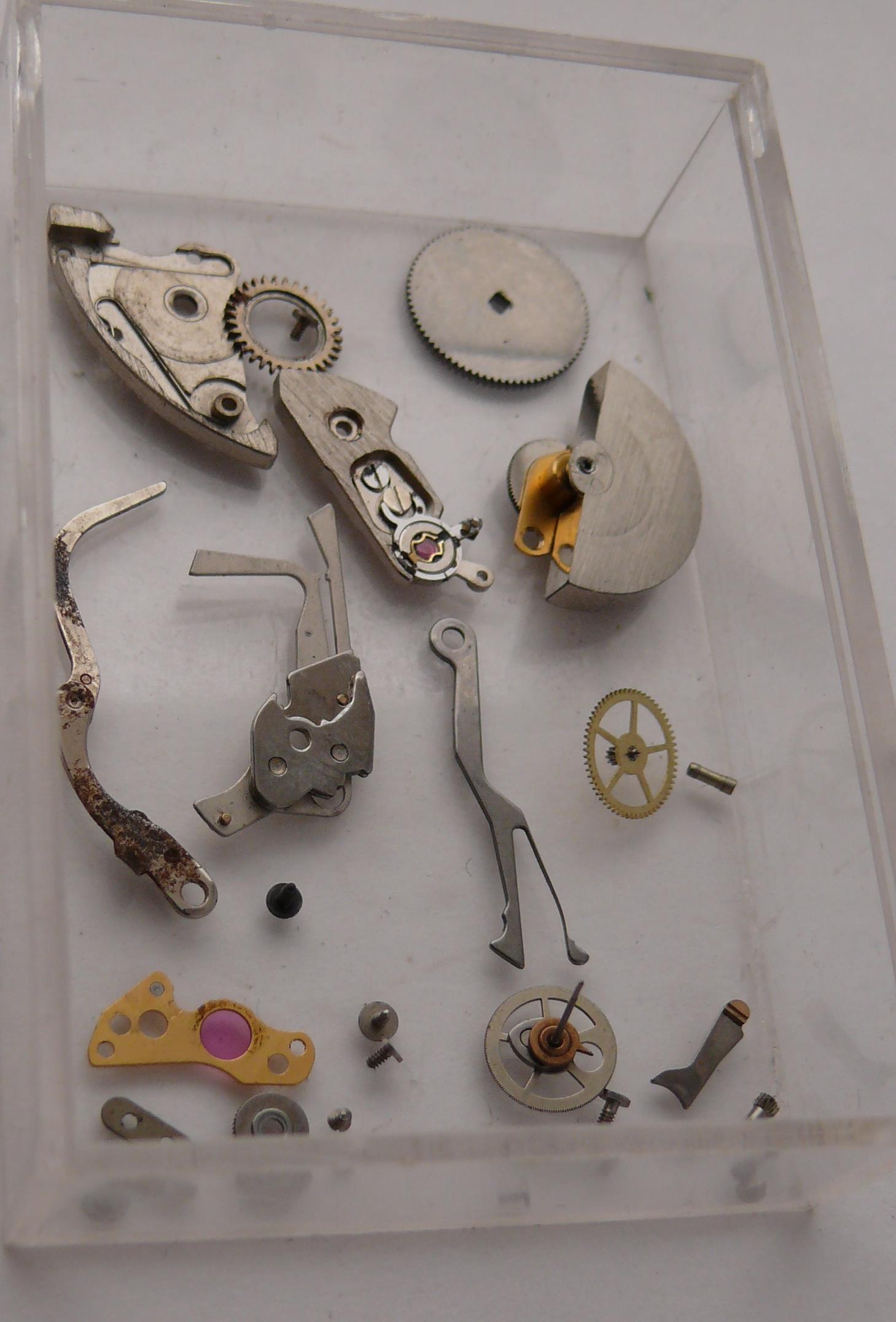 Assorted Vintage Breitling Chronograph Calibre 11 12 Movement Parts Job Lot. Suitable for projects. - Image 2 of 3