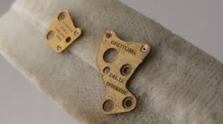 Vintage Breitling calibre 12 Movement Bridge. Both are in used condition, as can be seen from the