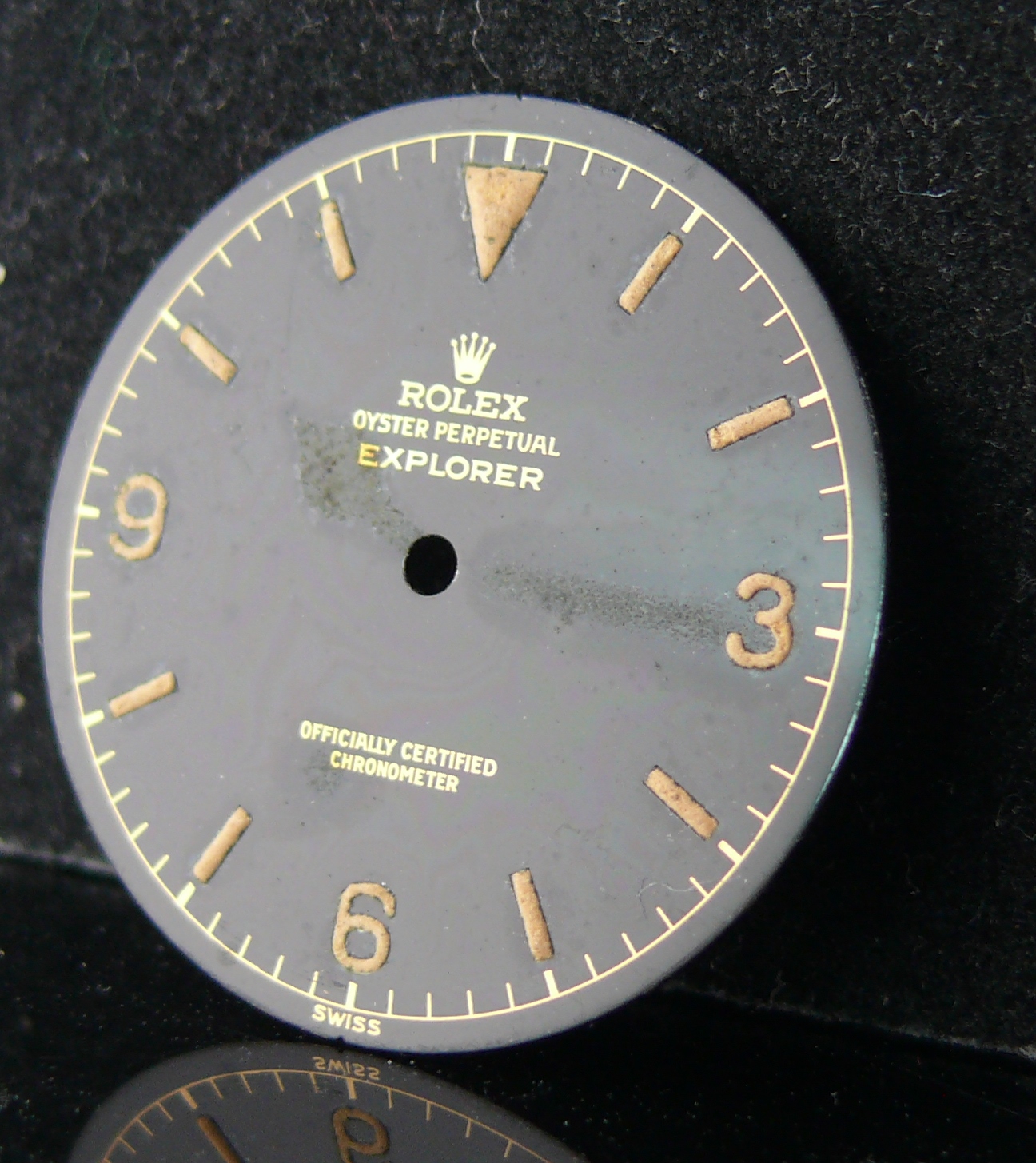 1950s Vintage Rolex Explorer 6610 Gilt Dial. Please note there are hands radium burns on the dial - Image 13 of 13