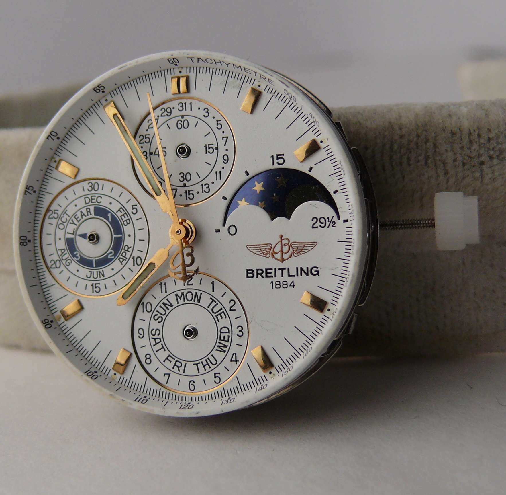 1990s Vintage Breitling Astromat QP Quantieme Perpetual Movement for Ref K18405. Extremely rare - Image 4 of 6