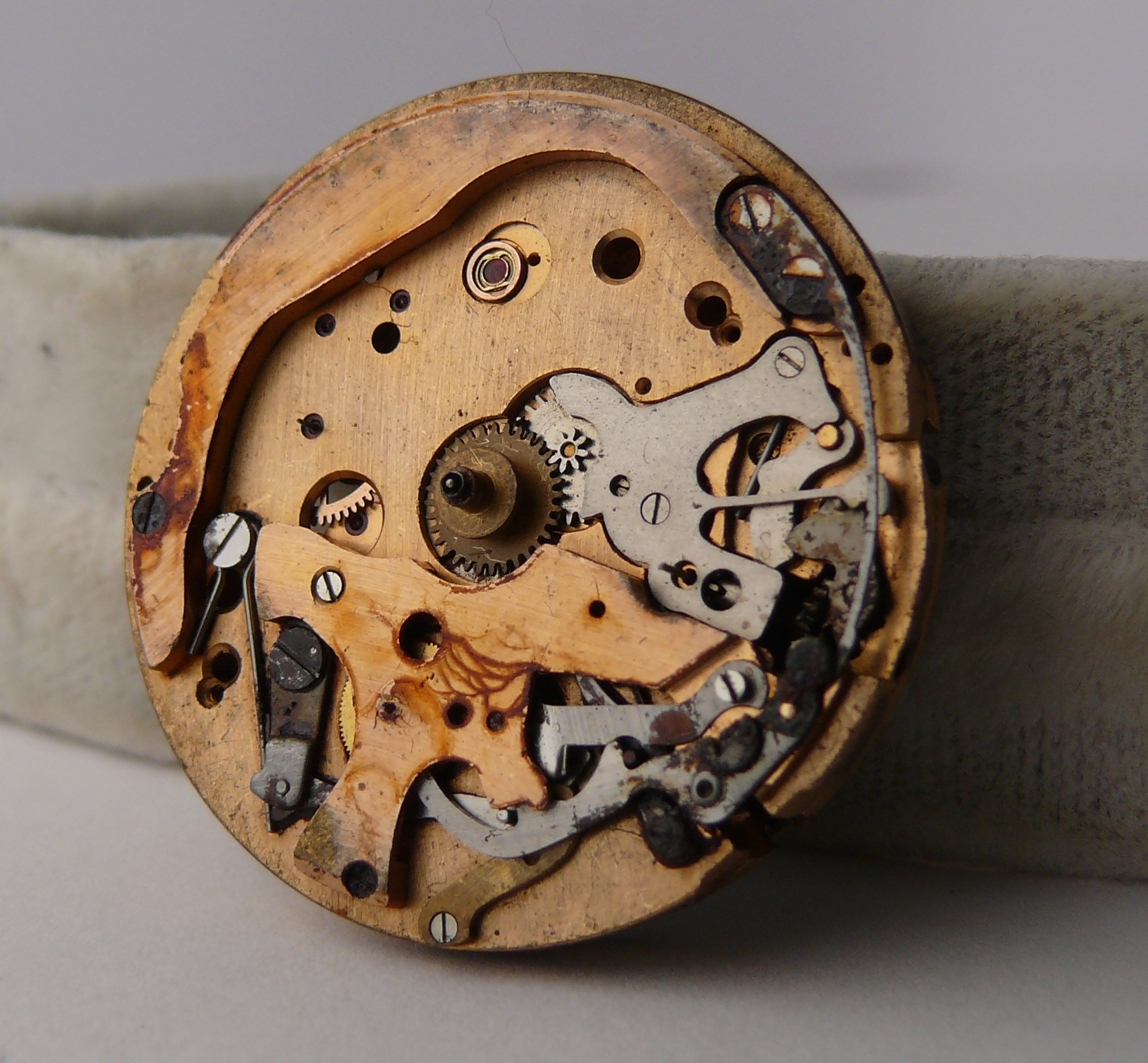 Vintage Breitling Navitimer Venus 178 Movement. Please note this movement is in need for a - Image 3 of 5