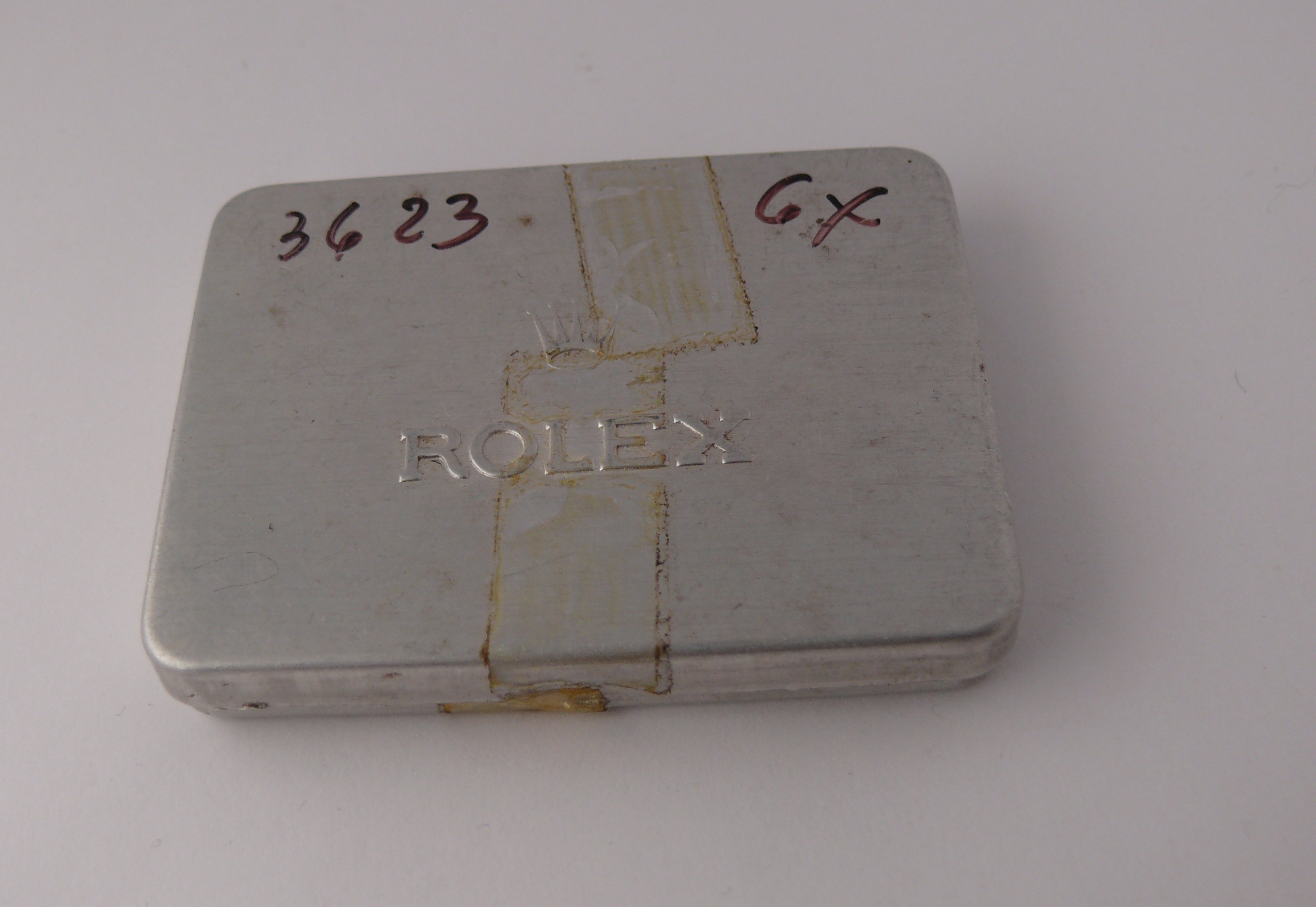 large rolex vintage parts tiffen box