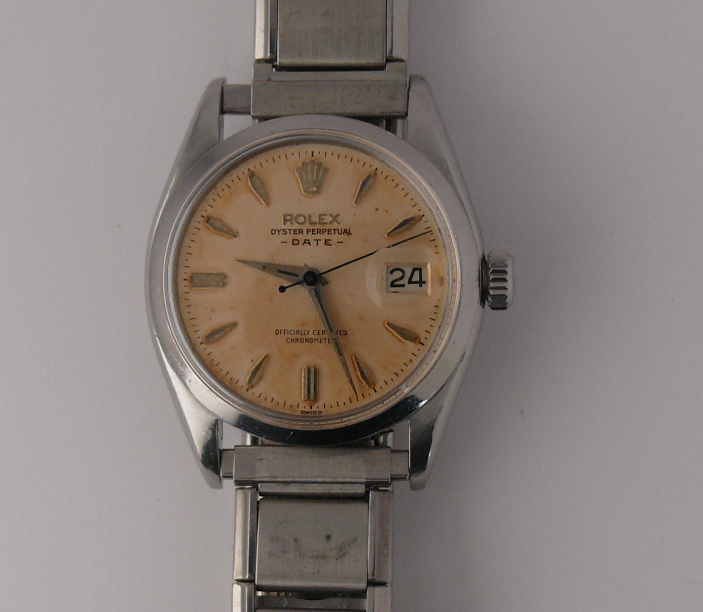 1958 Gents Rolex Oyster Perpetual Date Ref 6534, all original, serial & model numbers easily legible