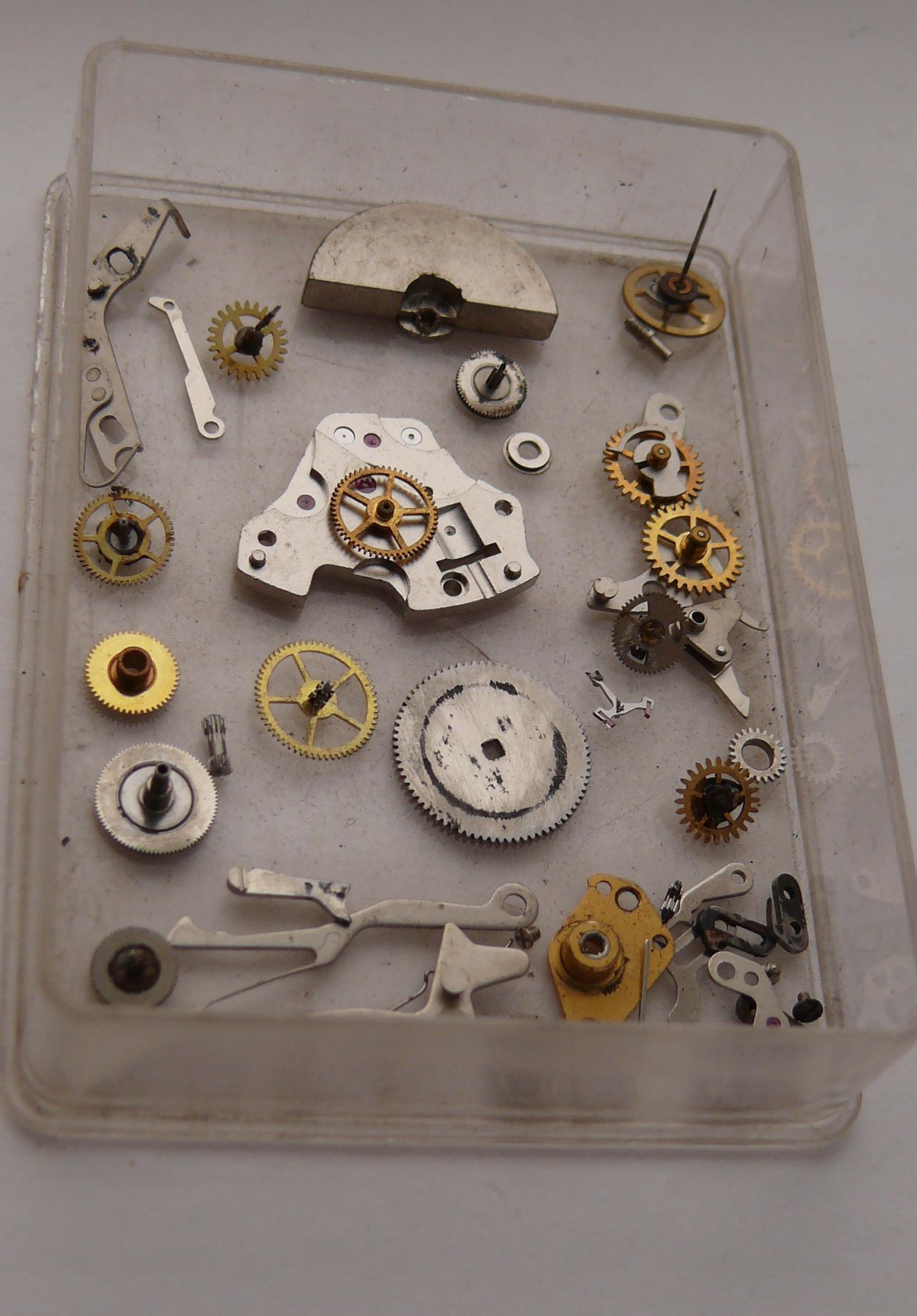 Assorted Vintage Breitling Chronograph Calibre 11 12 Movement Parts Job Lot. Suitable for projects.