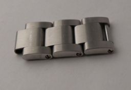 Section of 3 links for Vintage Rolex 20mm 93150 78360 Bracelet links Parts for ref’s 5512 5513