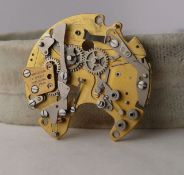 Incomplete Vintage Breitling calibre 12 Movement for Parts projects or restorations.