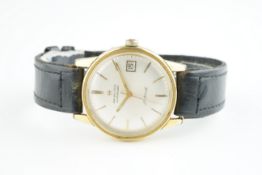 GENTLEMENS HAMILTON ESTORIL AUTOMATIC WRISTWATCH, circular silver dial with stick hour markers and