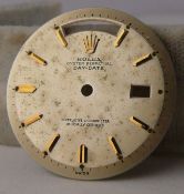 Vintage Rolex Day Date Pie Pan Dial 1800 1803 etc. Please note this original dial shows patina