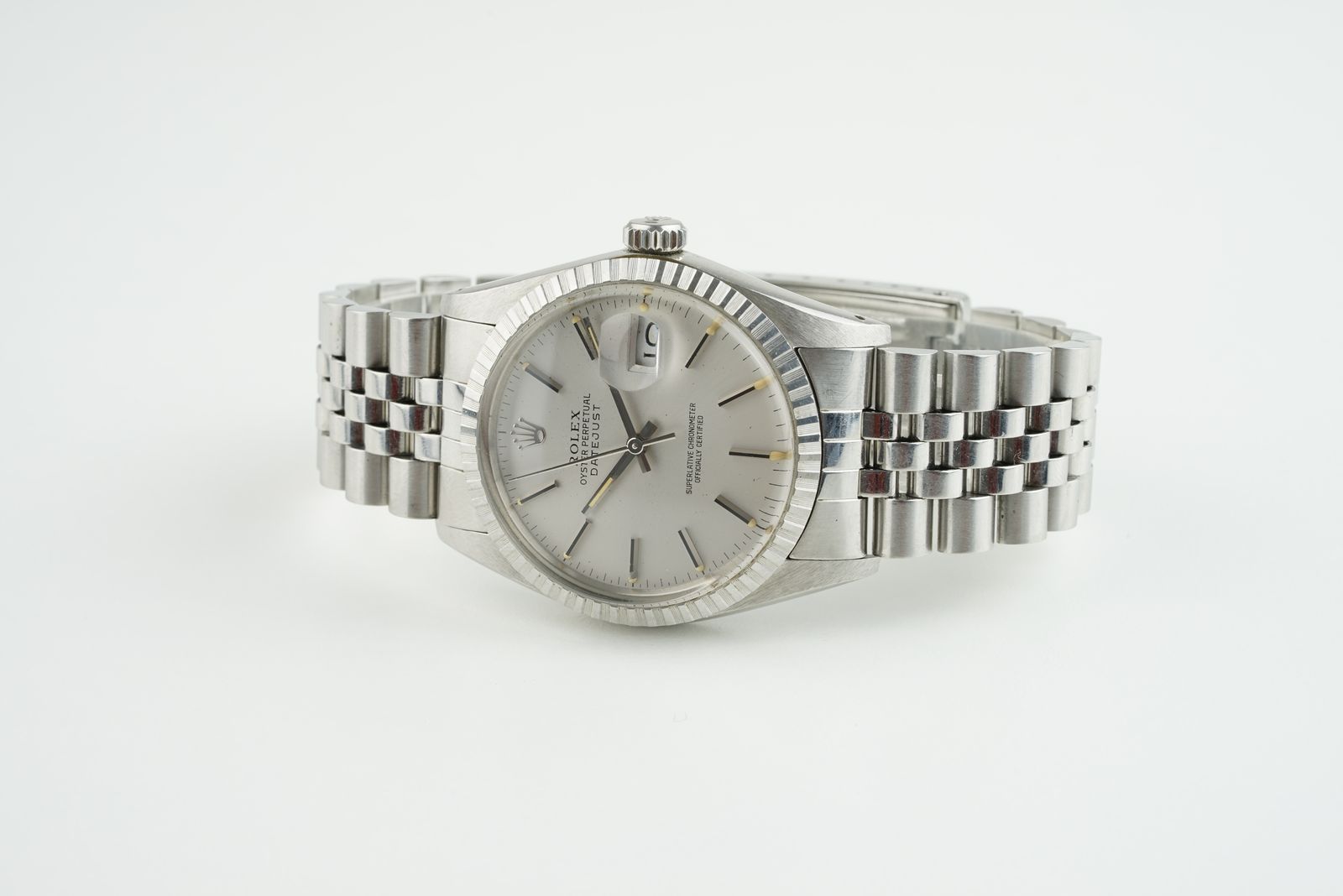 GENTLEMENS ROLEX OYSTER PERPETUAL DATEJUST WRISTWATCH W/ BOX GUARANTEE FULL SET REF. 16030 CIRCA - Image 3 of 4