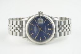 GENTLEMENS ROLEX OYSTER PERPETUAL DATEJUST 'SIGMA' DIAL WRISTWATCH REF. 1603 CIRCA 1974, circular