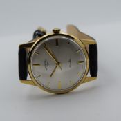 *TO BE SOLD WITHOUT RESERVE* GENTLEMAN'S 9CT YELLOW GOLD ROTARY "INCABLOC", CIRCA. 1967, MANUALLY