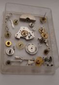 Assorted Vintage Breitling Chronograph Calibre 11 12 Movement Parts Job Lot. Suitable for projects.