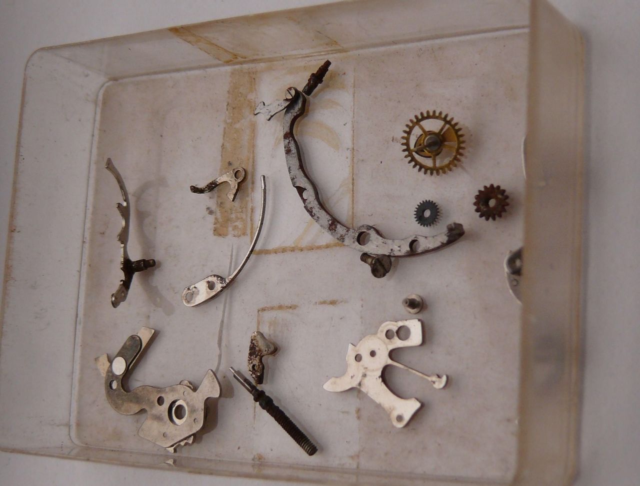 Job lot of vintage chronograph parts - Image 2 of 2