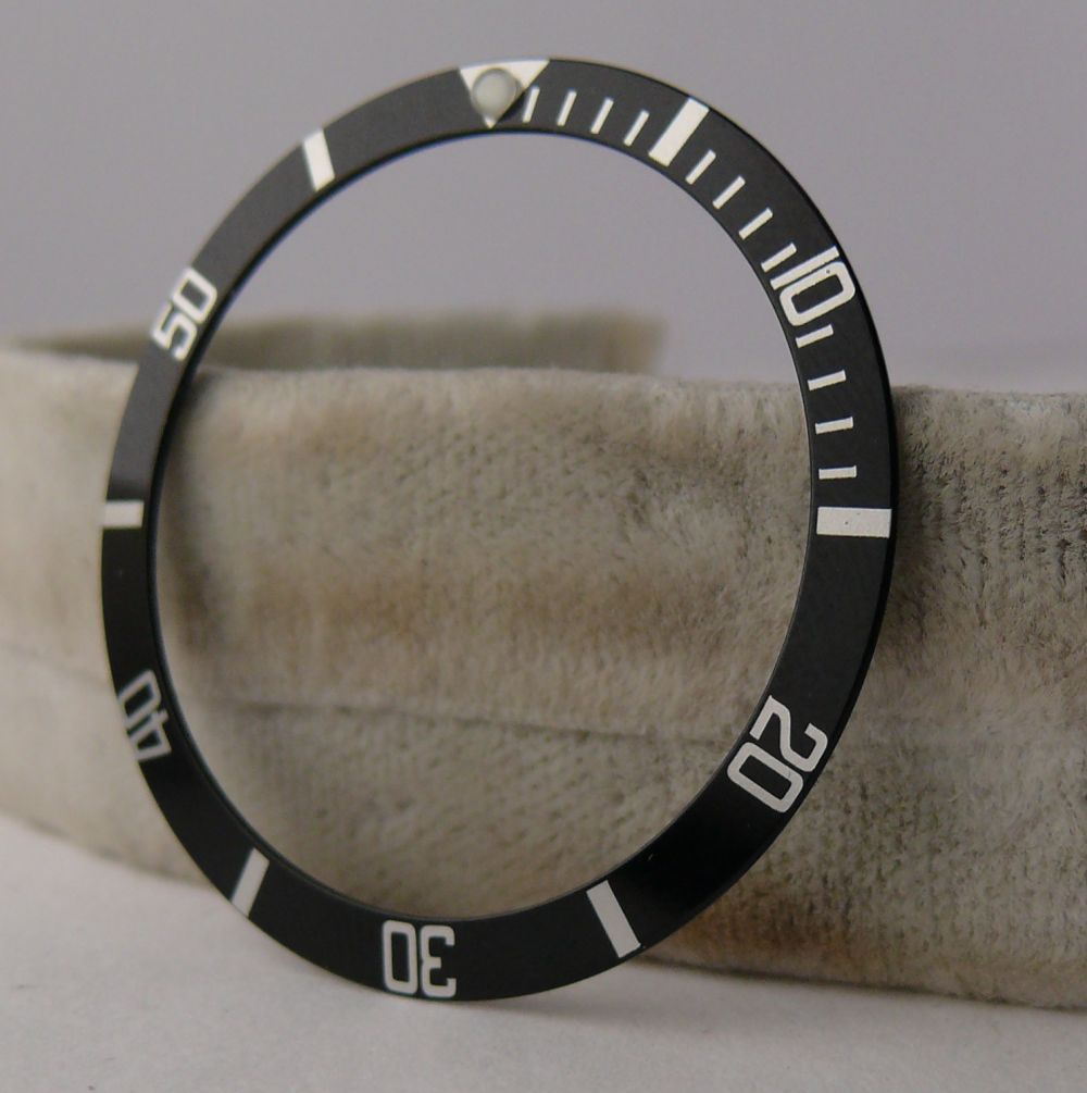 Vintage Rolex Submariner Bezel Insert circa 1970s for model references 5512 5513 etc.