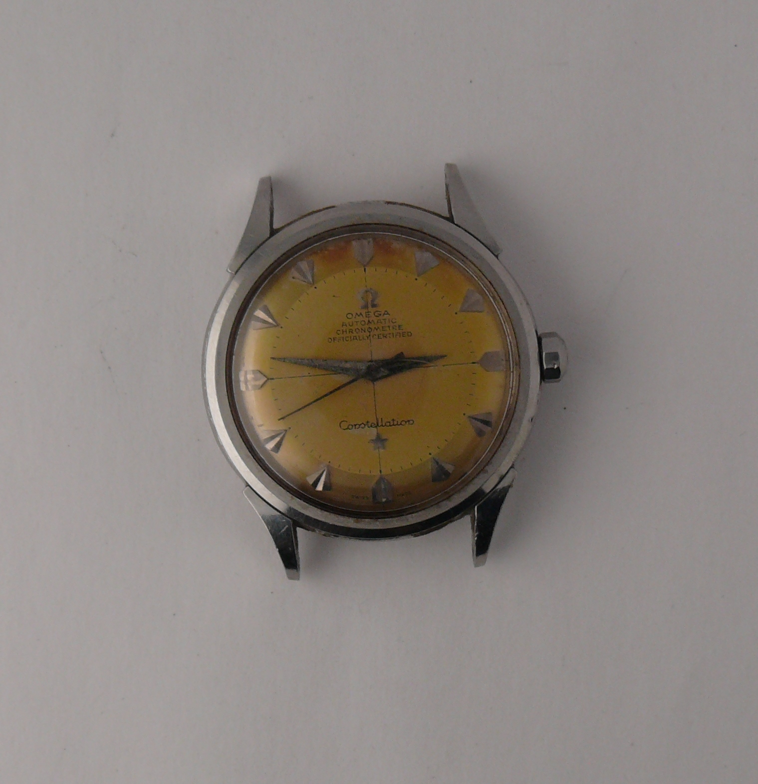 Vintage Omega Constellation Cronometre Certified Wristwatch Ref 2782. Original dial showing even “