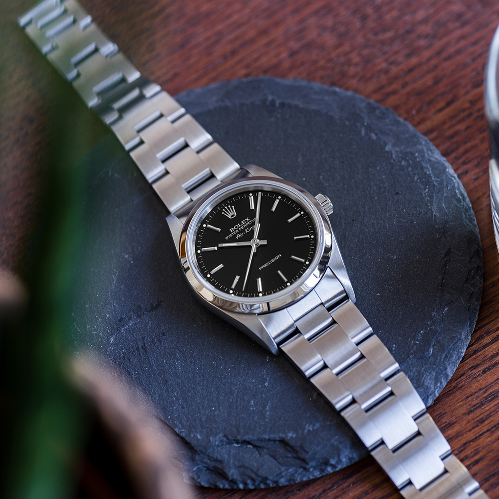 GENTLEMAN'S ROLEX OYSTER PERPETUAL AIRKING REF. 14000, NOVEMBER 1999 BOX AND PAPERS, 34MM CASE, - Image 2 of 8