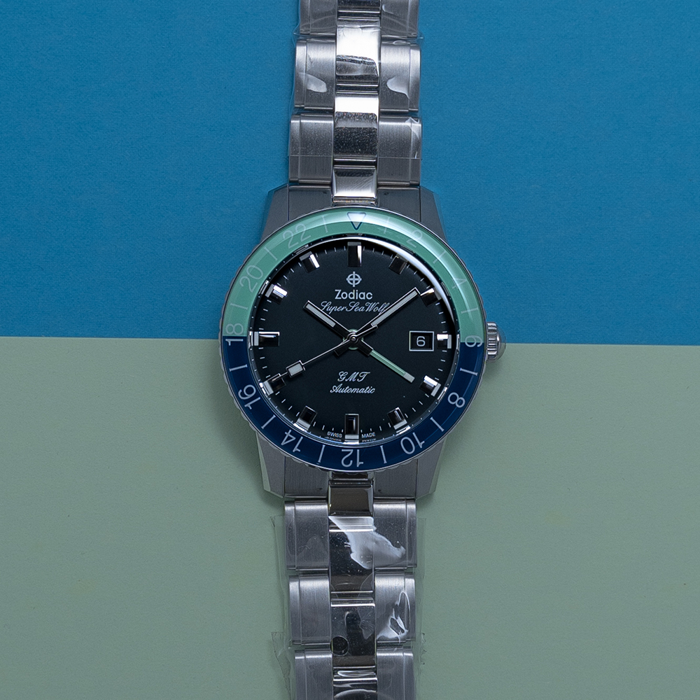 GENTLEMAN'S UNWORN ZODIAC SUPER SEA WOLF GMT HODINKEE EDITION, REF. ZO9402, DECEMBER 2019 BOX AND - Image 2 of 5