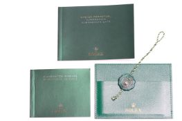 ROLEX SUBMARINER BOOKLETS, WALLET AND SWING TAG, Rolex Submariner operating booklet, printed in