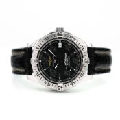 GENTLEMAN'S BREITLING COLT OCEAN AUTOMATIC BLACK, REF. A17350, SEPTEMBER 1999 BOX AND PAPERS, 38MM