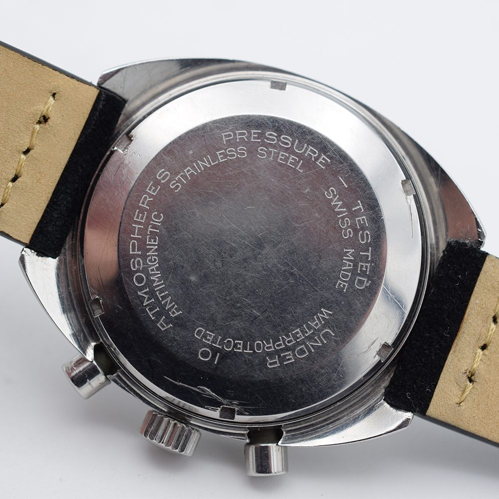 GENTLEMAN'S VINTAGE ACCURIST SHOCKMASTER CROSSHAIR DIAL CHRONOGRAPH, LANDERON 248, CIRCA. 1960S, - Image 7 of 7