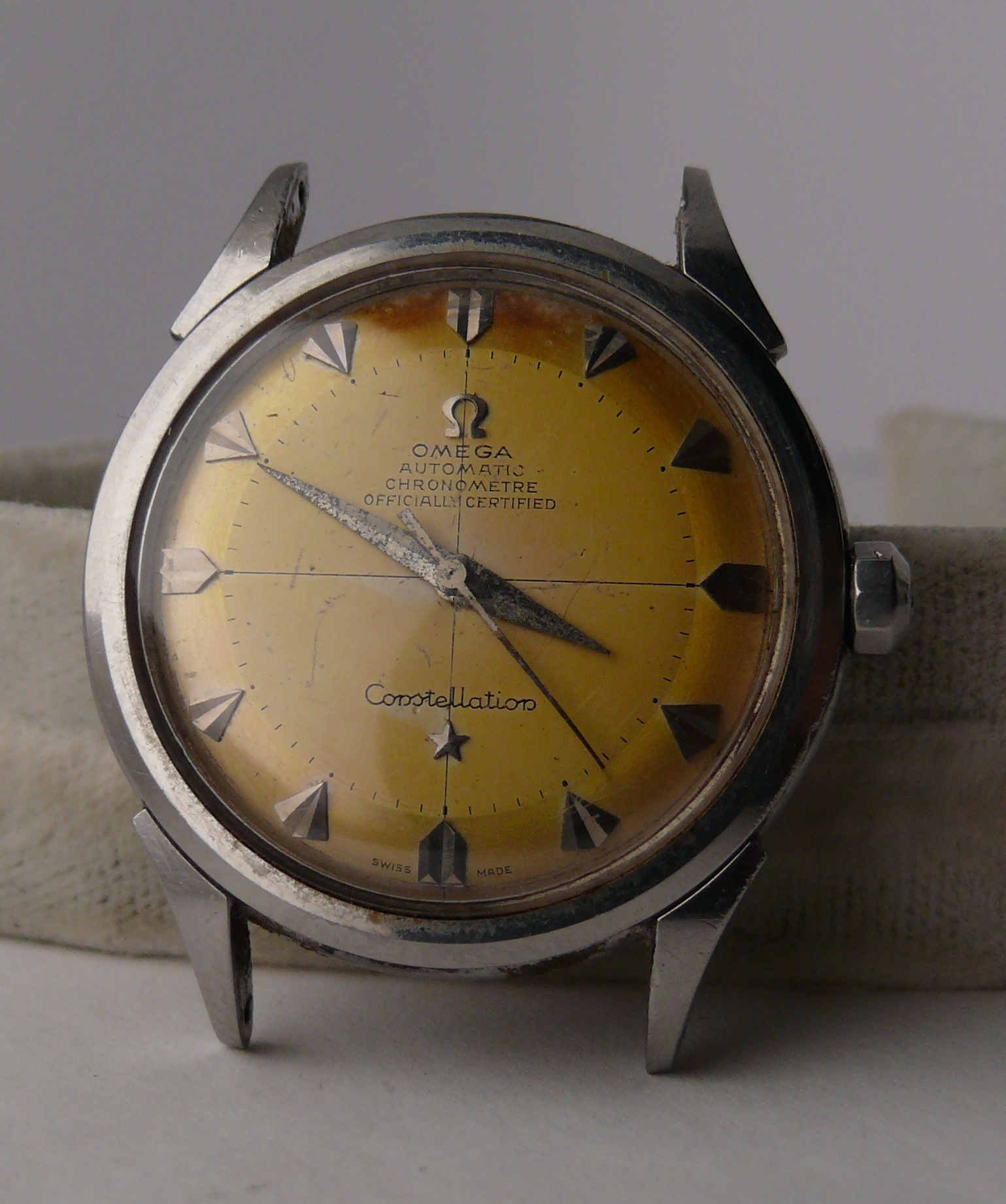 Vintage Omega Constellation Cronometre Certified Wristwatch Ref 2782. Original dial showing even “ - Image 8 of 12
