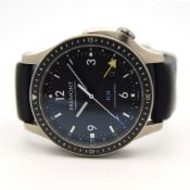 GENTLEMAN'S BREMONT BOEING MODEL 1 TI-GMT, REF. BB1-TI-GMT/BK, JULY 2019 BOX AND PAPERS, circular