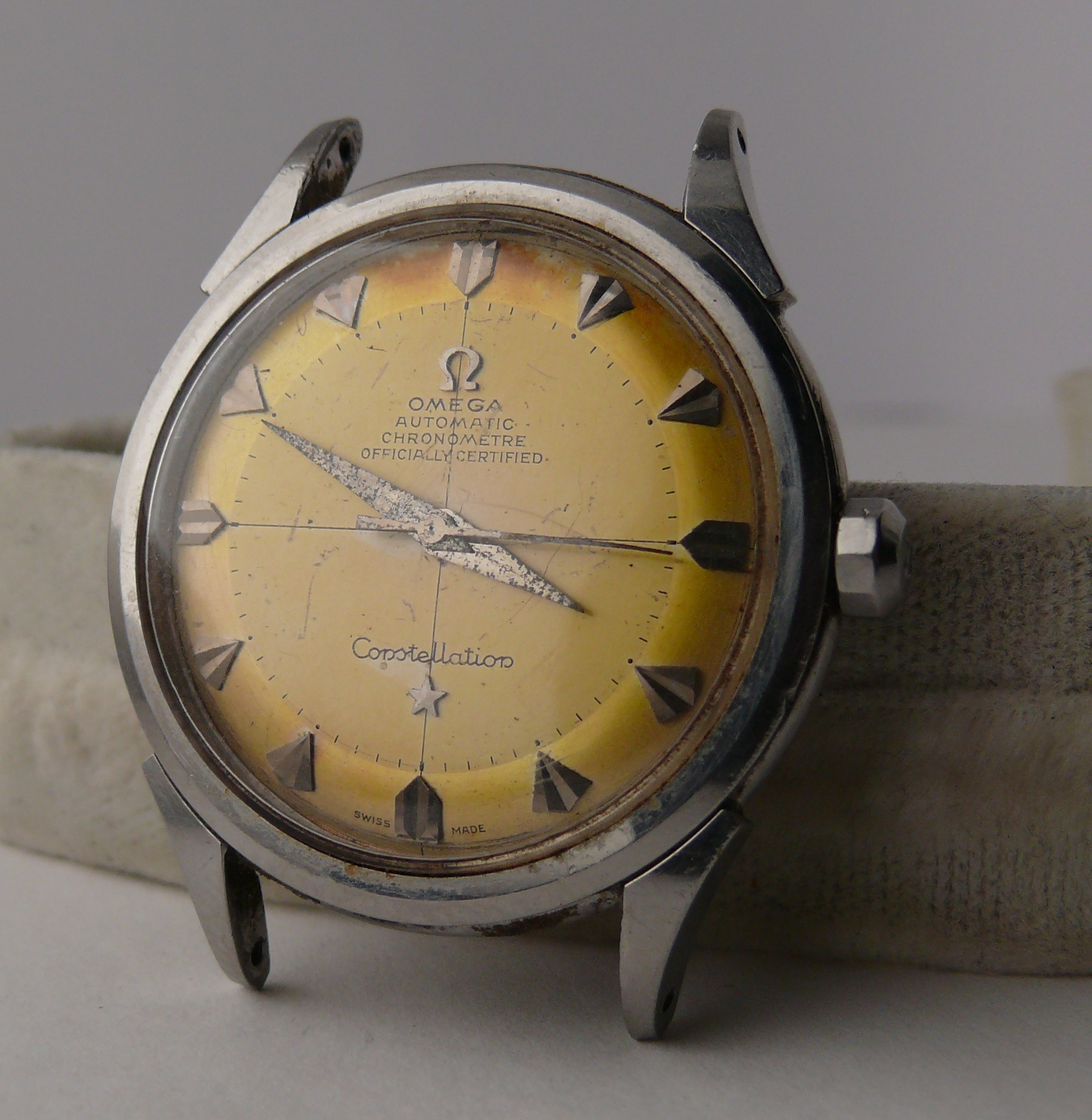 Vintage Omega Constellation Cronometre Certified Wristwatch Ref 2782. Original dial showing even “ - Image 7 of 12