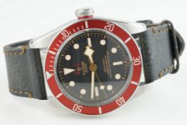 GENTLEMENS TUDOR HERITAGE BLACK BAY WRISTWATCH W/ BOX & PAPERS REF. 79230R CIRCA 2019, circular