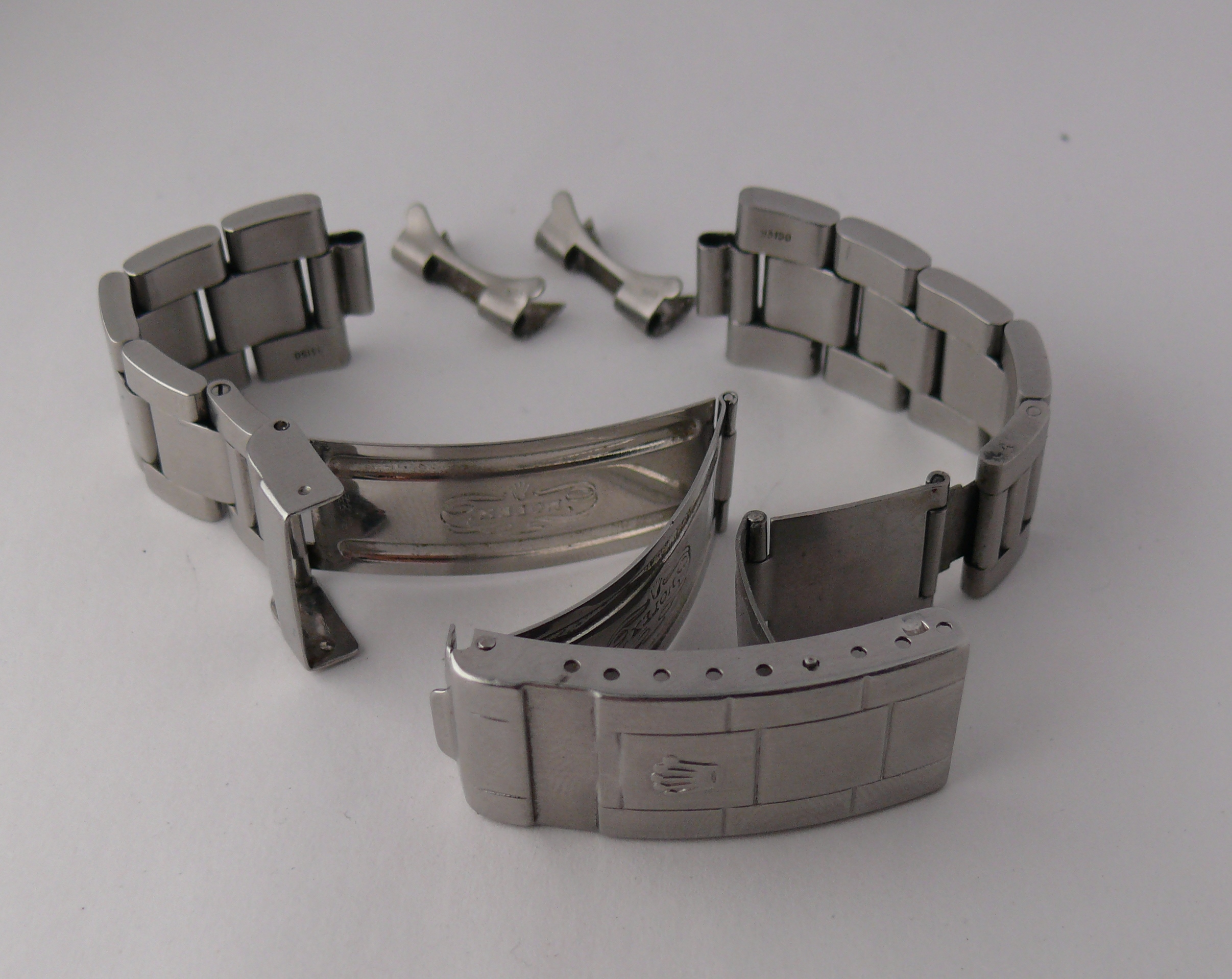 Vintage Rolex Submariner 20 mm Flip Lock Oyster Bracelet 93150 5512 5513 - Image 7 of 8