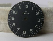Omega British Military Air Ministry 1956 black MOD dial