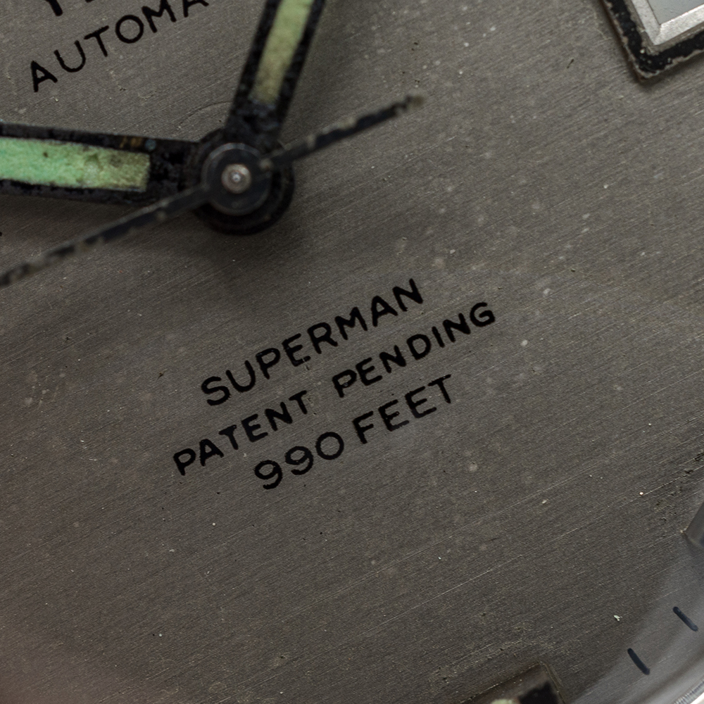 GENTLEMAN'S VINTAGE YEMA SUPERMAN "PATENT PENDING" GREY DIAL, REF. 241117, CIRCA. 1974, 38MM CASE, - Image 4 of 6