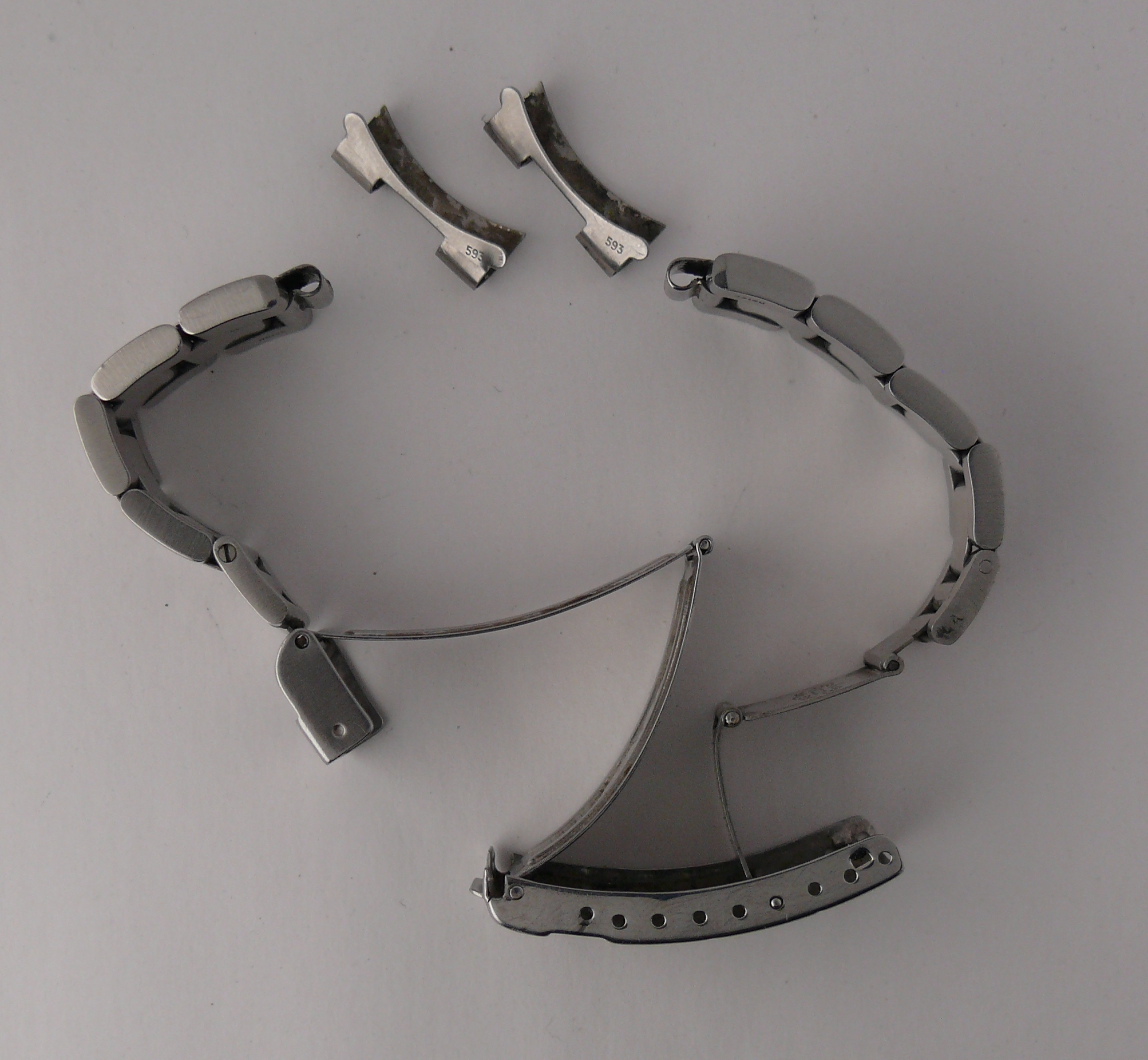 Vintage Rolex Submariner 20 mm Flip Lock Oyster Bracelet 93150 5512 5513 - Image 8 of 8