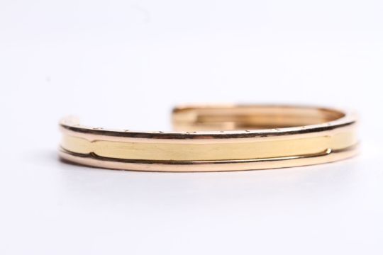 Bvlgari B.Zero1 Open Cuff Bangle, 18ct yellow gold, will fit a wristsize of up to approximately 14. - Image 2 of 5