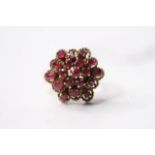 Ruby Tier Cluster Ring, size P, 5.6g.
