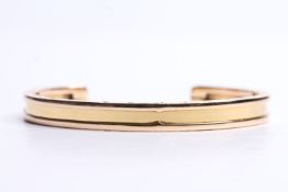 Bvlgari B.Zero1 Open Cuff Bangle, 18ct yellow gold, will fit a wristsize of up to approximately 14.