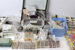 * TO BE SOLD WITHOUT RESERVE* A large box of vintage watch parts, dials and movements, including