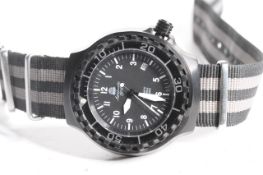 *TO BE SOLD WITHOUT RESERVE* AEROMATIC 1912 AUTOMATIC MILITARY STYLE DIVE WATCH REFERENCE A1388,