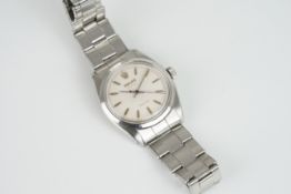 GENTLEMENS ROLEX OYSTER PRECISION WRISTATCH REF. 6426 CIRCA 1959, circular off white dial with