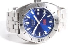 *TO BE SOLD WITHOUT RESERVE* BARBOS ROBUR AUTOMATIC PRO SERIES 500 METER DIVE WATCH, circular blue