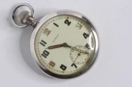 VINTAGE DAMAS G.S.T.P. MILITARY POCKET WATCH,