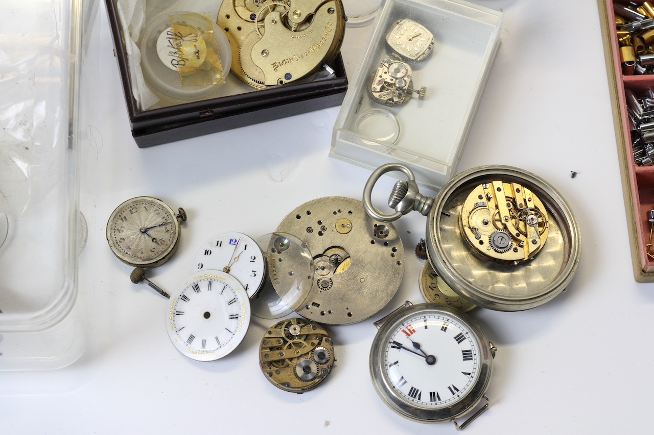 * TO BE SOLD WITHOUT RESERVE* A LARGE BOX OF MISC MODERN AND VINTAGE WATCHES, PARTS AND NOS QUARTZ - Image 7 of 7