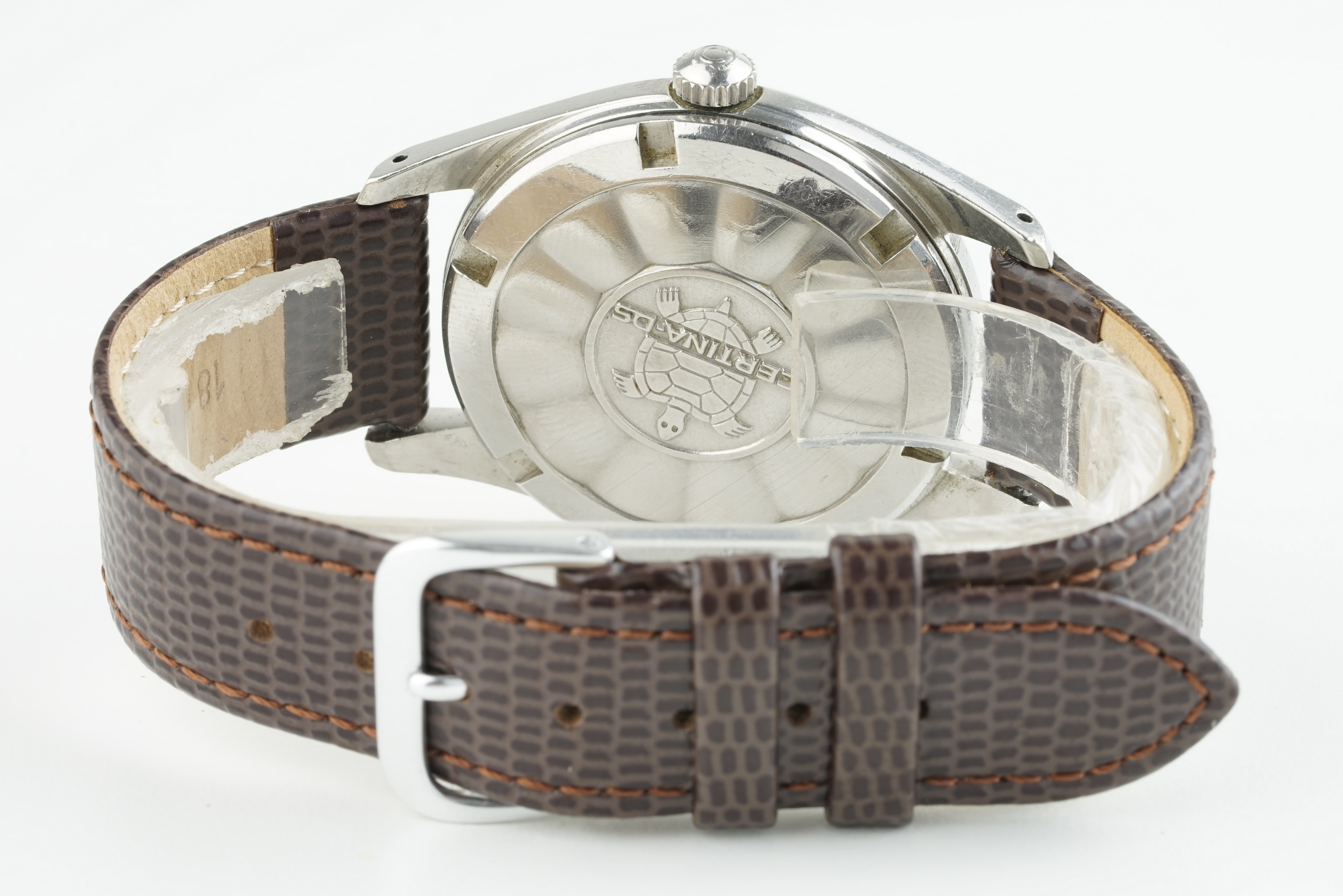 GENTLEMENS CERTINA DS AUTOMATIC WRISTWATCH, circular patina dial with hour markers and hands, 36mm - Image 2 of 2